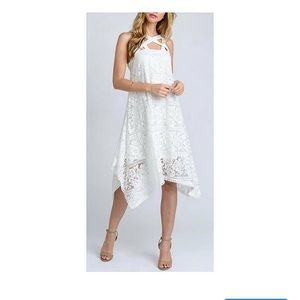 Boutique White Lace Dress